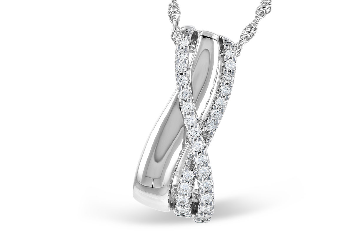F309-29698: NECKLACE .26 TW