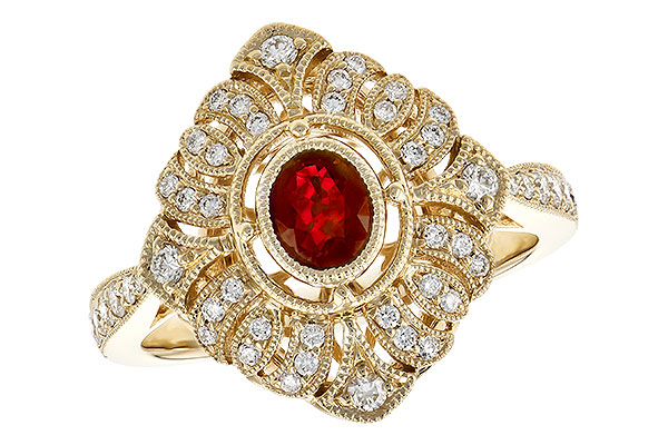 F309-30580: LDS RG .42 RUBY .80 TGW (5x4MM RUBY)