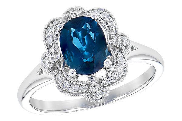 F309-34216: LDS RG 1.35 LONDON BLUE TOPAZ 1.50 TGW