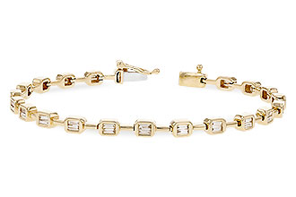 F310-23316: BRACELET .90 TW BAGUETTE