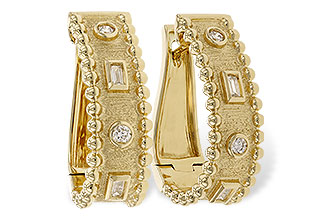 F310-25144: EARRINGS .09 BAG .18 TW