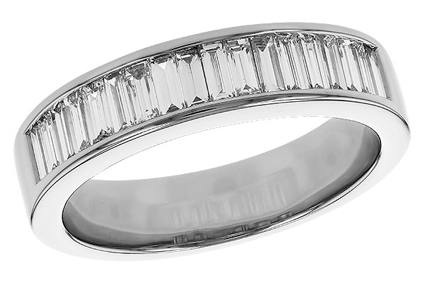 F311-09707: LDS DIA WED RG .70 TW BAGUETTES
