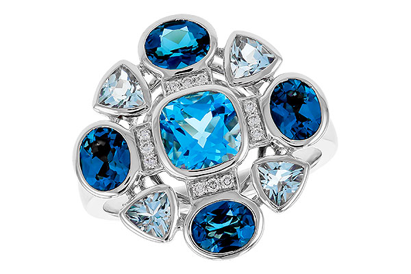 F311-12380: LDS RG 3.19 TW BLUE TOPAZ 3.25 TGW