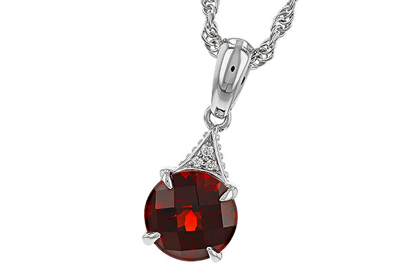 F311-16025: NECK 1.46 GARNET 1.47 TGW (7MM RD)