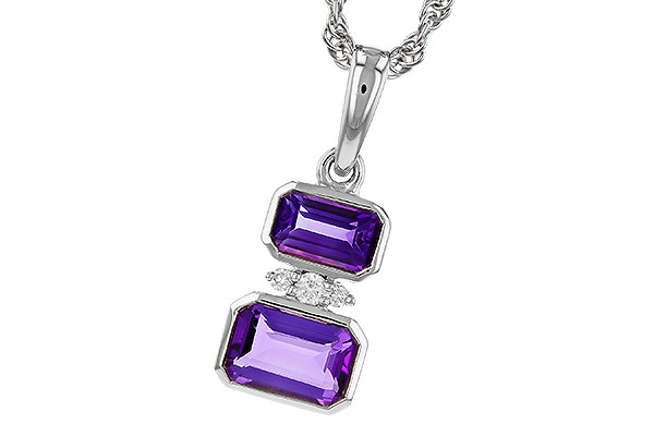 F311-17853: NECK .72 TW AMETHYST .75 TGW