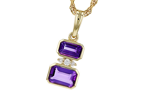 F311-17853: NECK .72 TW AMETHYST .75 TGW