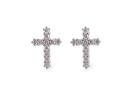 G036-62425: EARRINGS .15 TW