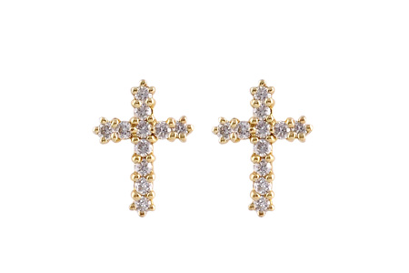G036-62425: EARRINGS .15 TW