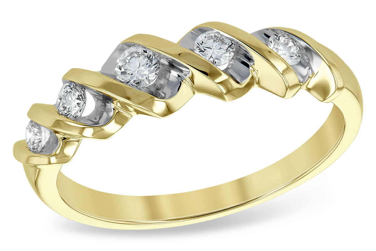 G129-33362: LDS WED RING .25 TW