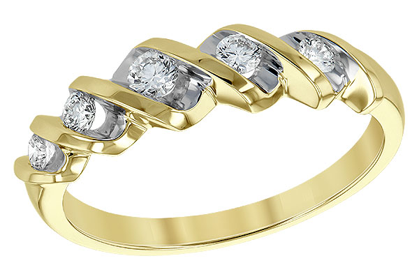 G129-33362: LDS WED RING .25 TW
