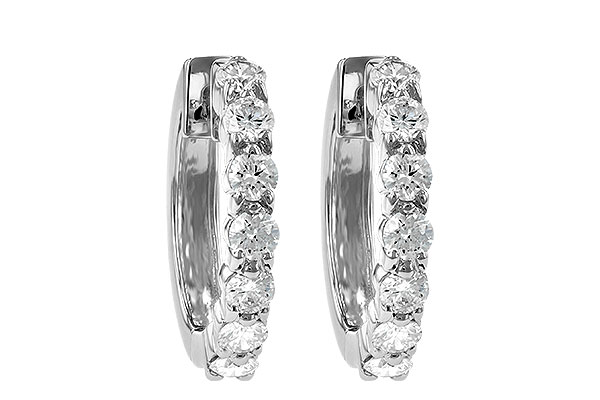G222-03298: EARRINGS 1.00 CT TW