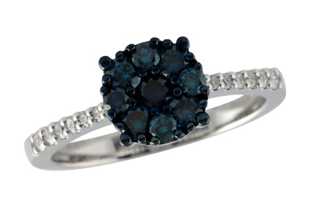 G222-99716: LDS DIA RG .45 BLUE DIA .58 TW