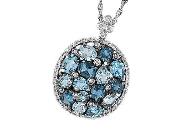 G223-86080: NECK 3.12 BLUE TOPAZ 3.41 TGW