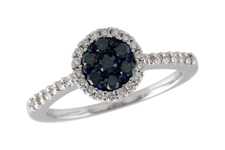 G223-86934: LDS DIA RG .24 BLUE DIAS .48 TW