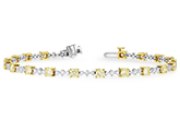 G224-78816: BRACELET 2.80 YELLOW DIA 4.01 TW
