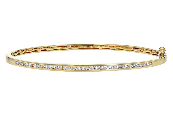 G225-68771: BANGLE BRACELET .50 TW