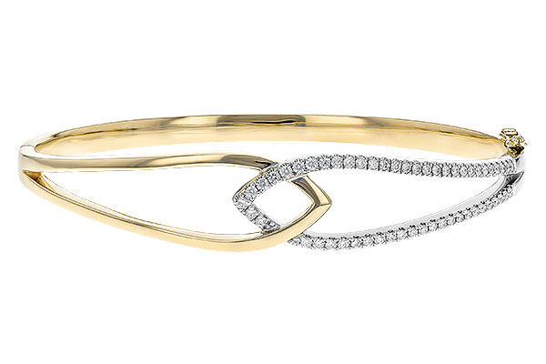 G225-71534: BANGLE BRACELET .50 TW