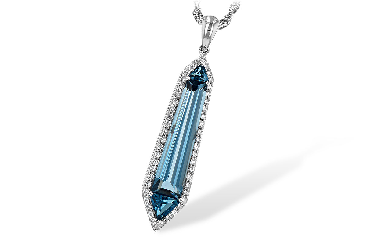 G226-55153: NECK 3.47 LONDON BLUE TOPAZ 3.70 TGW