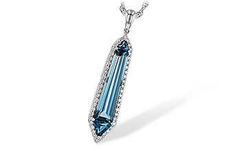 G226-55153: NECK 3.47 LONDON BLUE TOPAZ 3.70 TGW