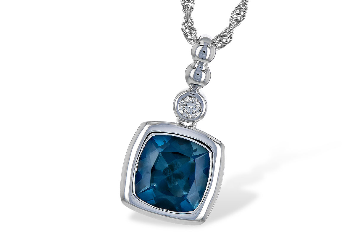 G226-57834: NECK 1.50 LONDON BLUE TOPAZ 1.54 TGW