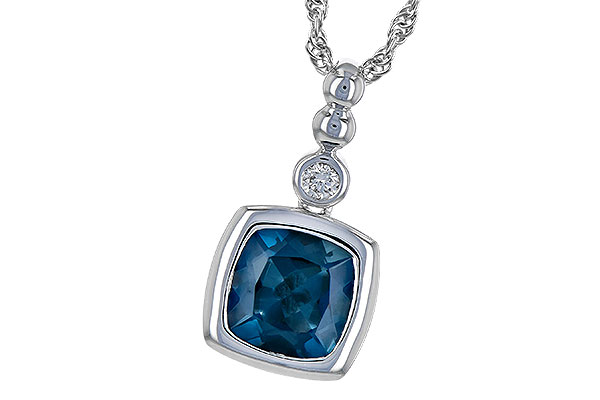 G226-57834: NECK 1.50 LONDON BLUE TOPAZ 1.54 TGW