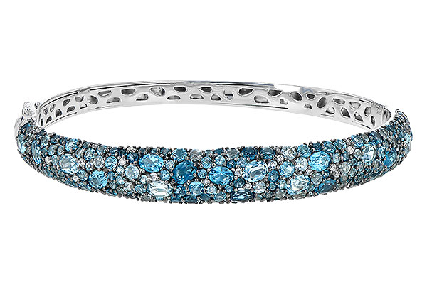 G226-57880: BANGLE 7.60 BLUE TOPAZ 7.85 TGW