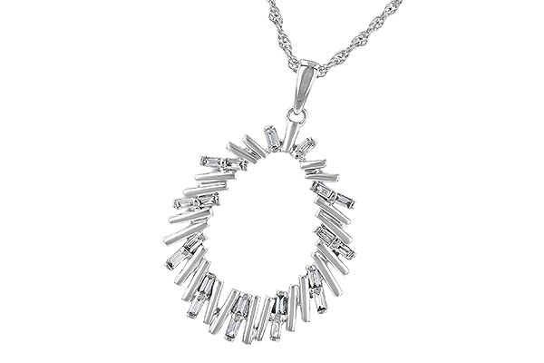 G226-59653: NECK .24 TW BAGUETTE DIAS