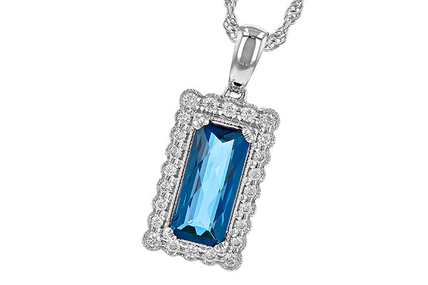 G226-62380: NECK 1.55 LONDON BLUE TOPAZ 1.70 TGW