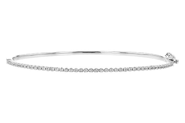 G226-63353: BANGLE BRACELET .50 TW