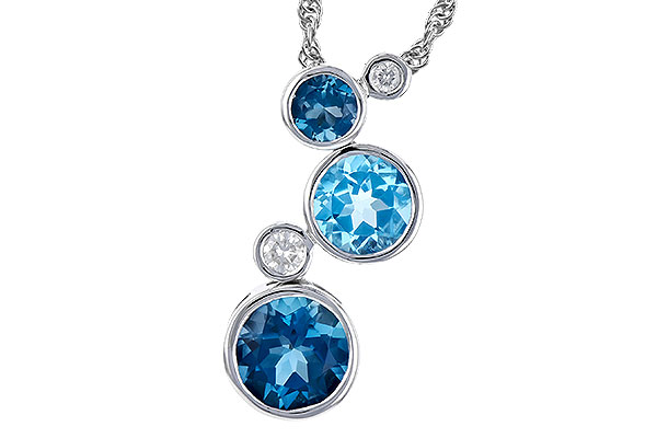 G309-34262: NECK 2.30 BLUE TOPAZ 2.40 TGW