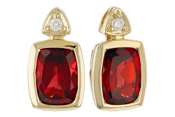 G310-22434: EARR 1.90 TW GARNET 1.94 TGW (7x5MM GAR)
