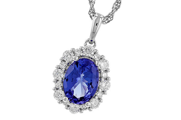 G310-22453: NECK 1.02 TANZANITE 1.32 TGW (8x6 OVAL)