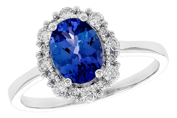 G310-23353: LDS RG 1.02 TANZANITE 1.30 TGW (8x6 OVAL)