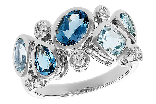 G310-24189: LDS RG 2.57 BLUE TOPAZ TW 2.75 TGW