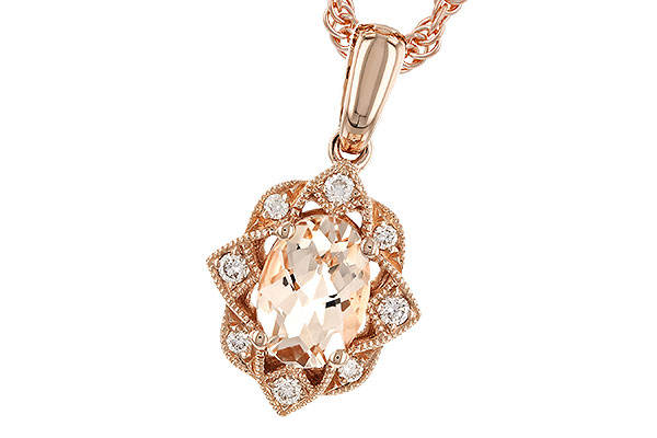 G310-25180: NECK .62 MORGANITE .70 TGW (7x5MM MORG)