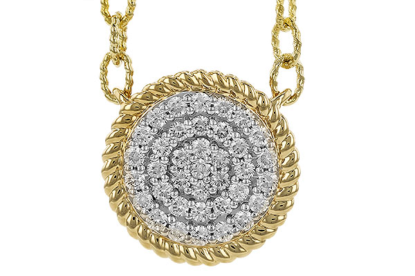 G310-26953: NECKLACE .32 TW (18")