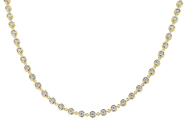 G311-09698: NECKLACE 3.40 TW (18")