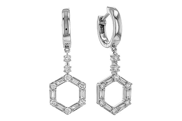 G311-10571: EARRINGS .23 BAG .60 TW