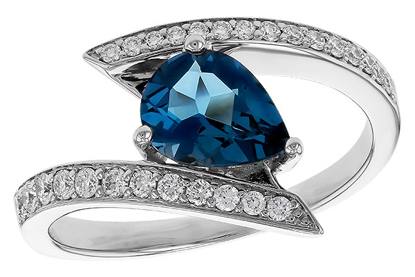 G311-10580: LDS RG 1.04 LONDON BLUE TOPAZ 1.28 TGW (8x6MM)