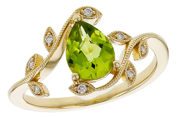 G311-11525: LDS RG 1.16 PERIDOT 1.22 TGW (8x6MM PER)