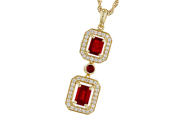 G311-13362: NECK 1.22 TW RUBY 1.43 TGW