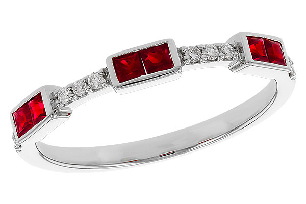 G311-14189: LDS WED RG .34 RUBY .41 TGW