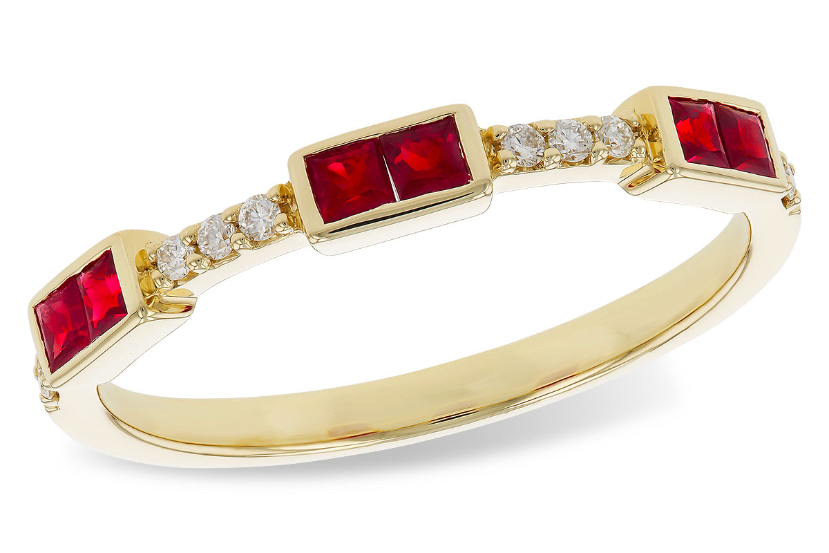 G311-14189: LDS WED RG .34 RUBY .41 TGW