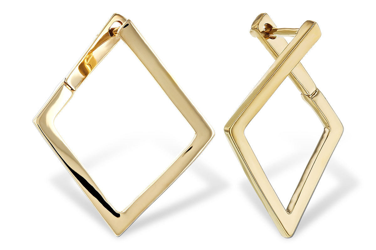 G311-15153: GOLD EARRINGS (23MM)