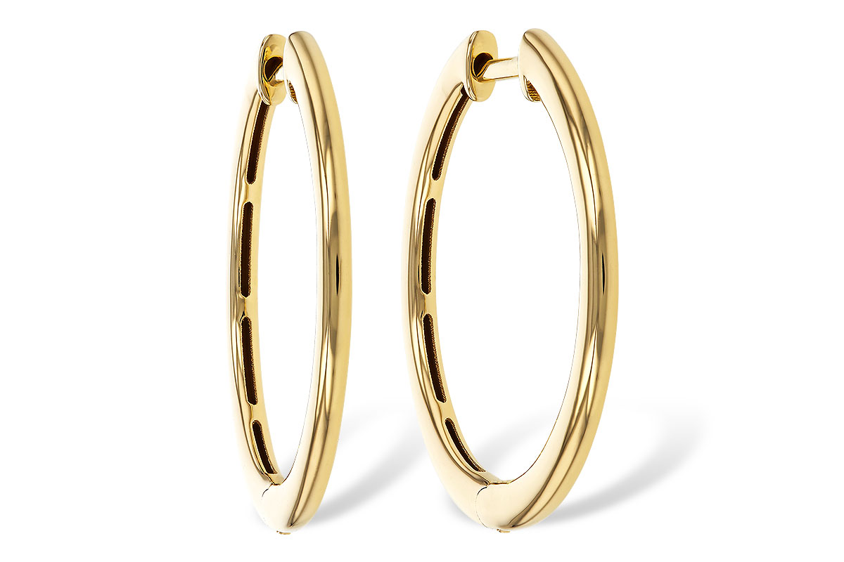 G311-16934: GOLD EARRINGS (24MM)