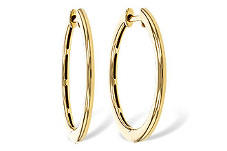 G311-16934: GOLD EARRINGS (24MM)