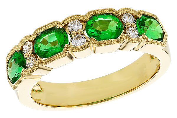 G311-16980: LDS WED RG 1.20 EMERALD 1.38 TGW (5x4MM EMER)