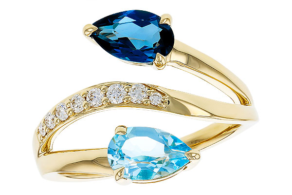 G312-00580: LDS RG 3.56 TW BLUE TOPAZ 3.70 TGW (8x5MM BT)