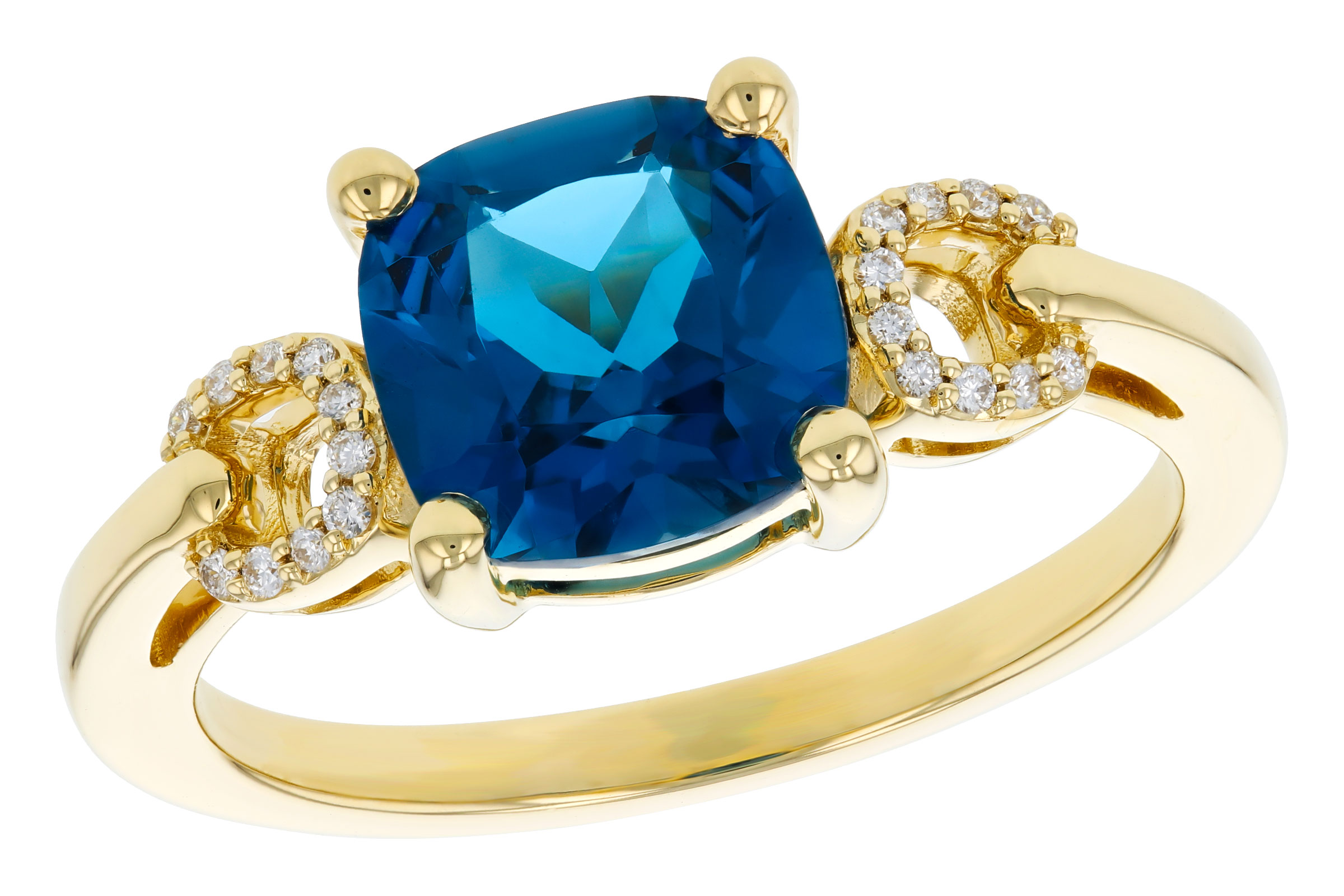 G312-02407: LDS RG 2.16 LONDON BLUE TOPAZ 2.21 TGW (8MM LBT)