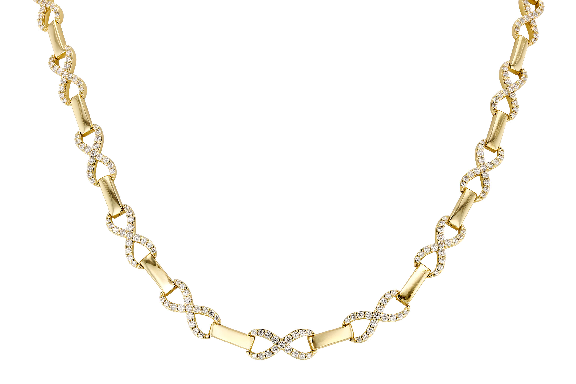 G312-02425: NECKLACE 2.20 TW (17")